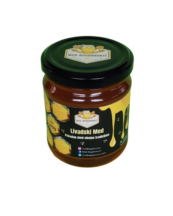 Livadski3002 Domaći prirodni livadski med 300g | 100% organski