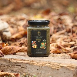 Pulmo Mix 240 g — prednja strana tegle, Med Bogdanović